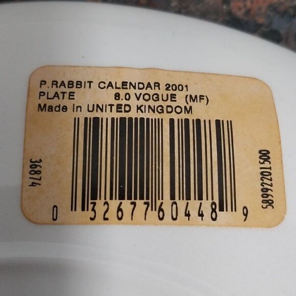 Vintage Wedgewood 2001 Calender Plate...PERFECT! - Picture 5 of 6